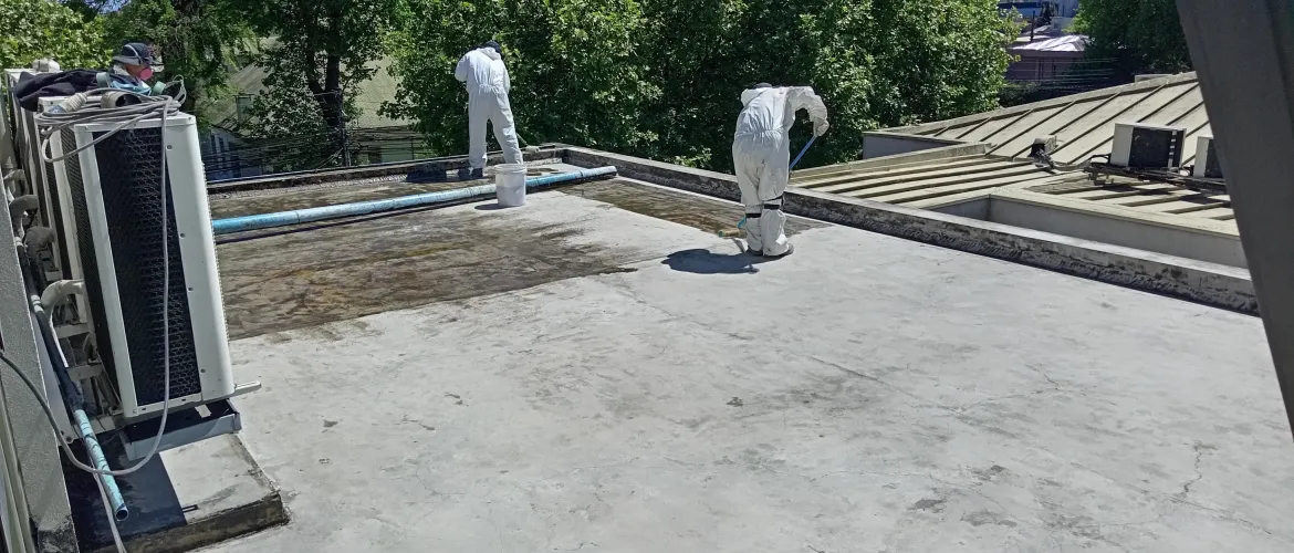 Impermeabilización de cubierta en la Fiscalía de Concepción