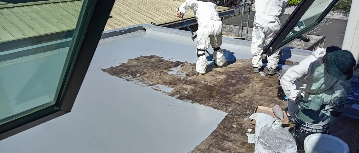 Impermeabilización de cubierta en la Fiscalía de Concepción