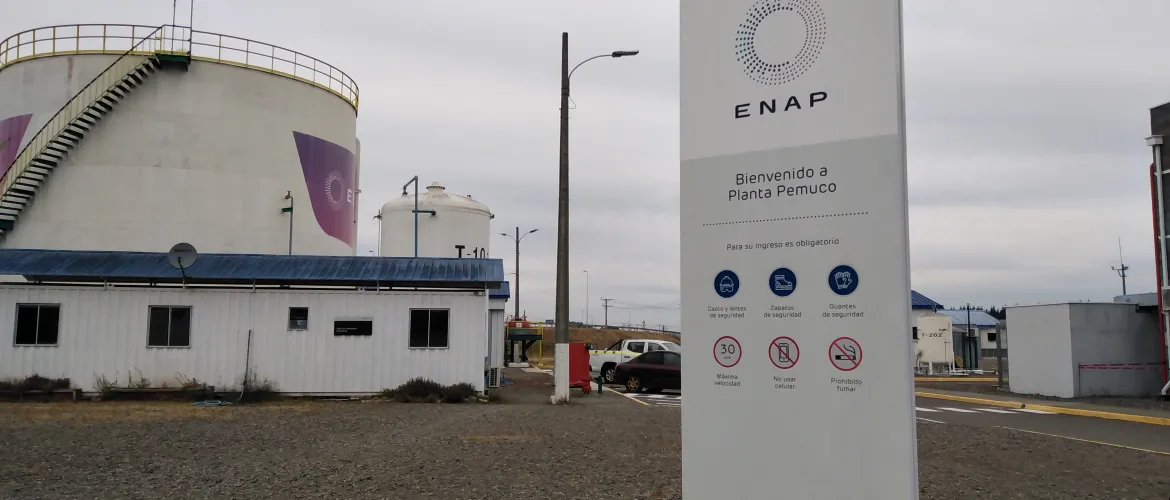 Inyección de Poliuretano Linea de Gas GNL Planta Pemuco ENAP