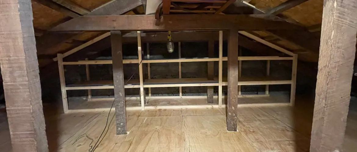 Poliuretano Proyectado cubierta Entre Techo