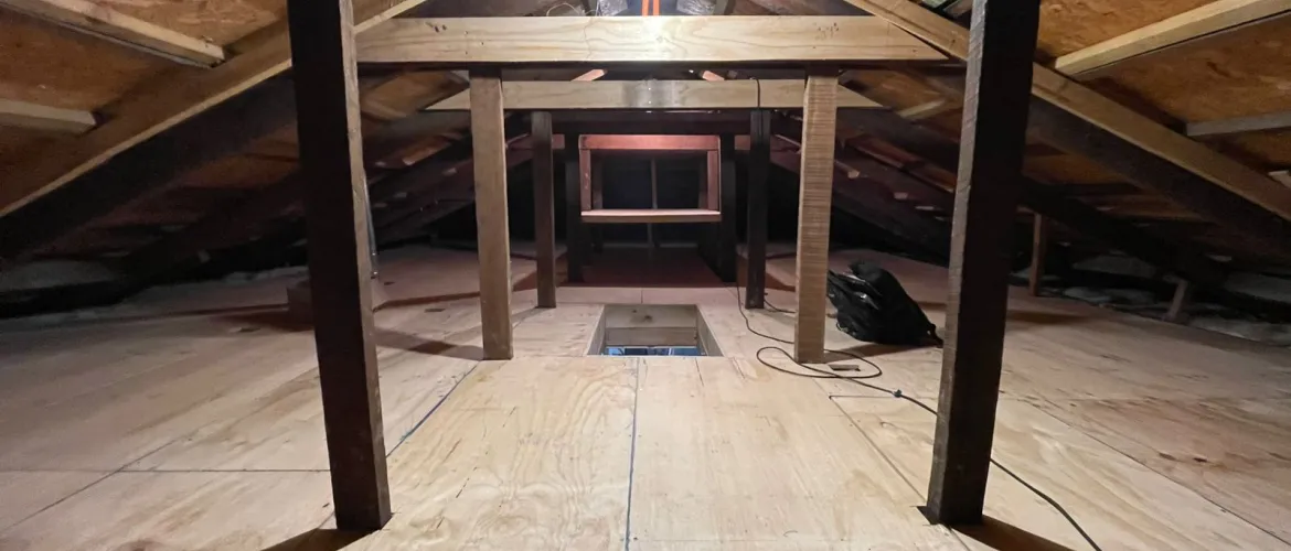 Poliuretano Proyectado cubierta Entre Techo